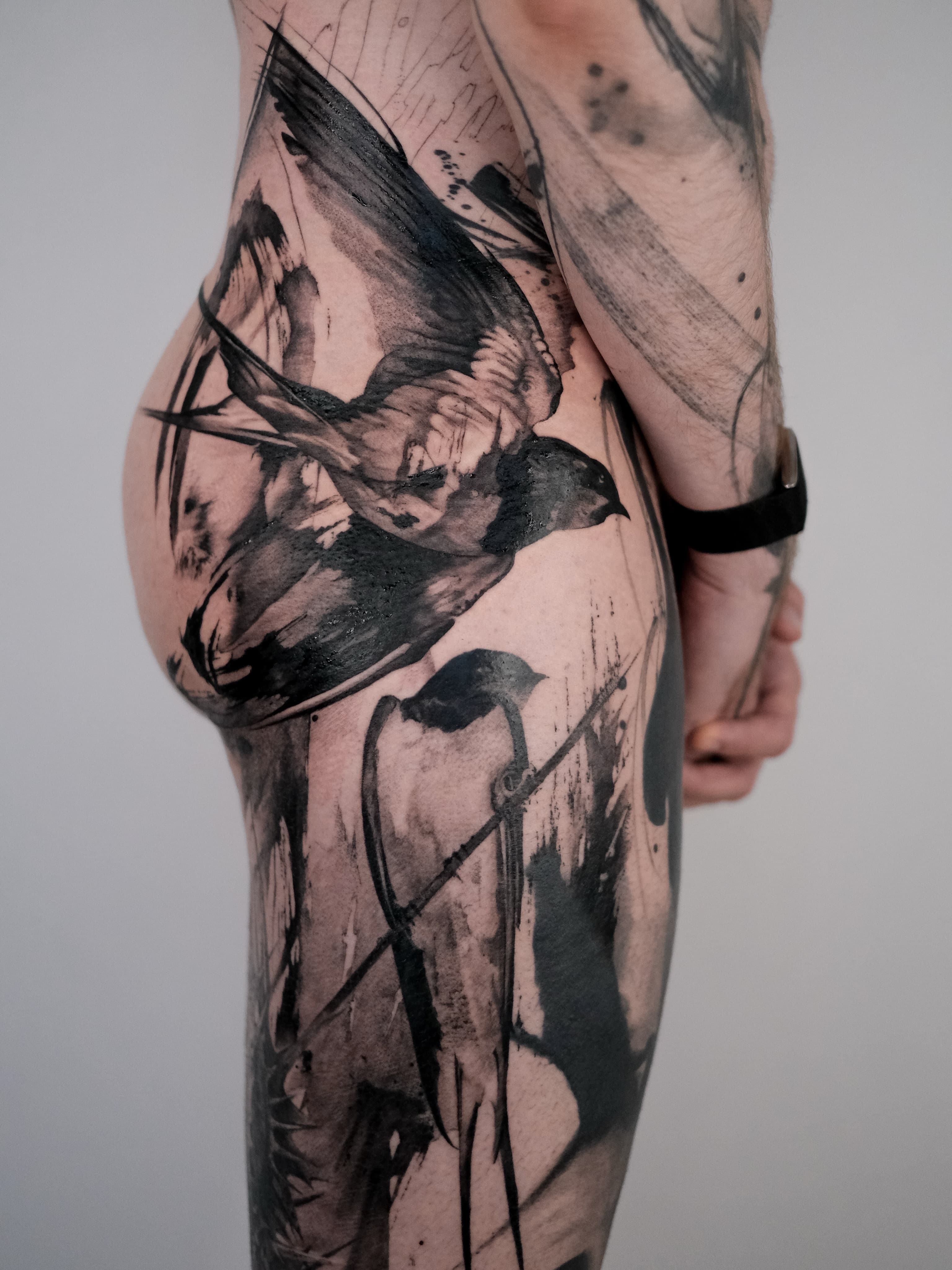 A two-year journey. The design for Karl’s leg sleeve tattoo went through many changes. We evolved, we experimented, and we were open to new…